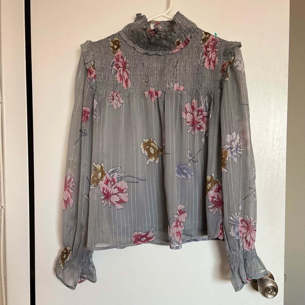 Walter Baker Floral Lightweight Blouse - Size S